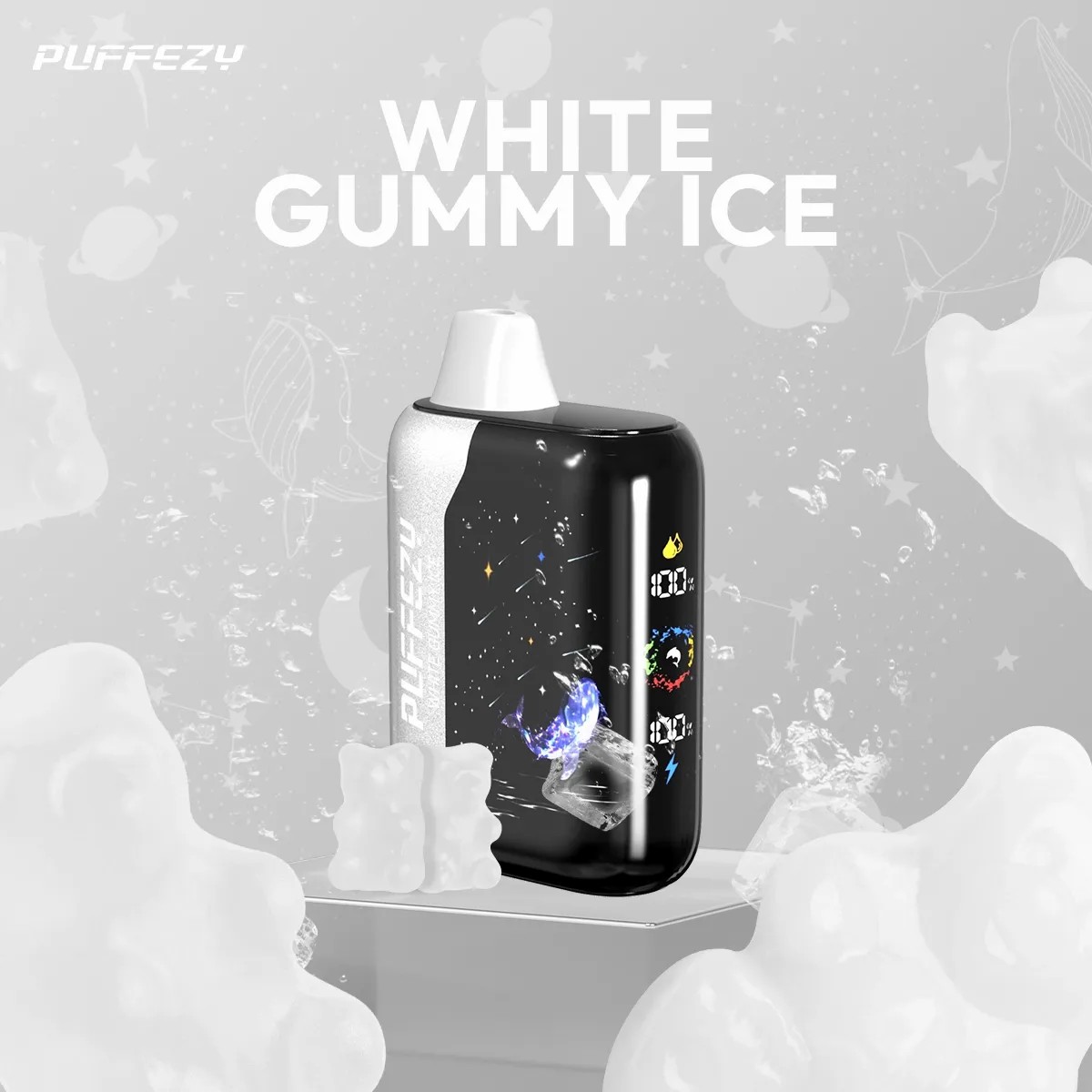 White caramel with ice