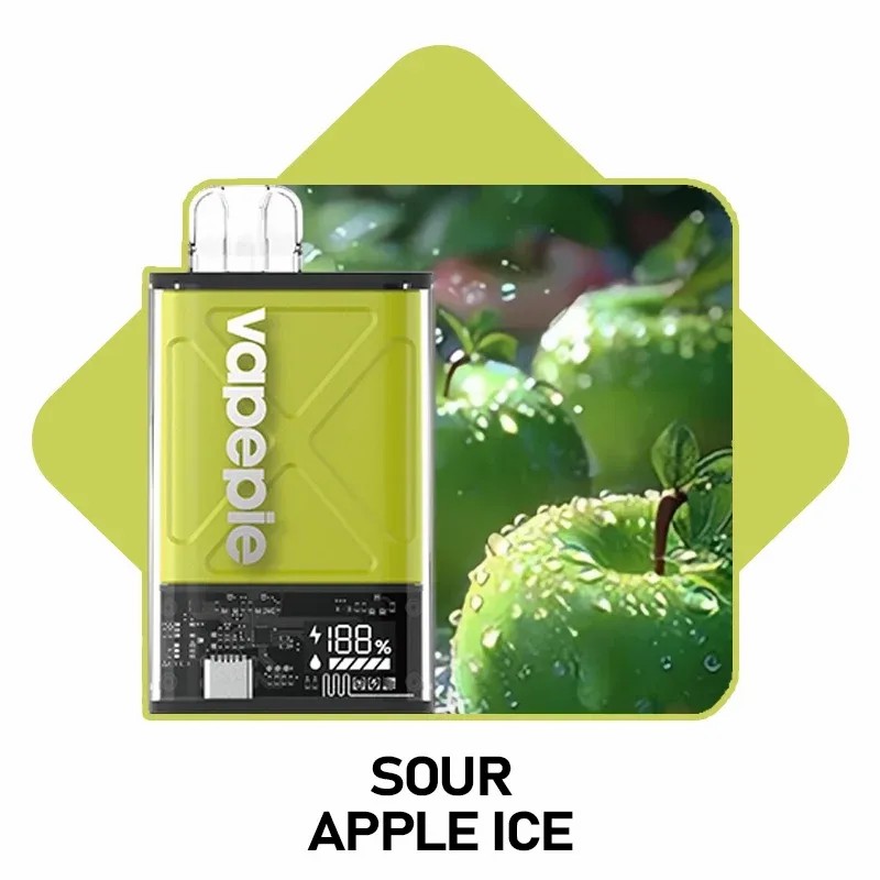 Sour apple with ice